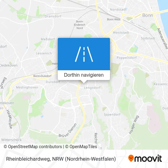 Rheinbleichardweg Karte