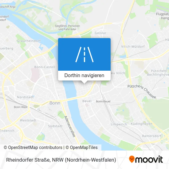 Rheindorfer Straße Karte