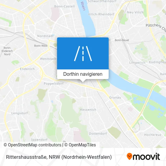 Rittershausstraße Karte