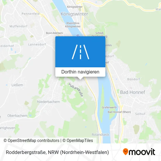 Rodderbergstraße Karte