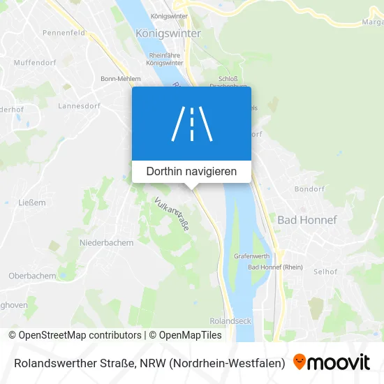 Rolandswerther Straße Karte