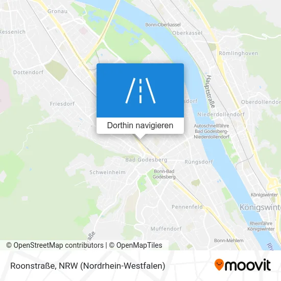 Roonstraße Karte