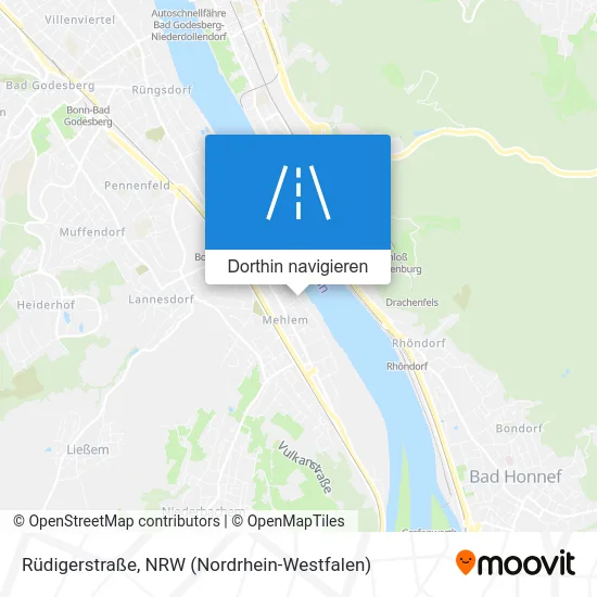 Rüdigerstraße Karte