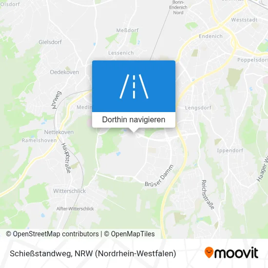 Schießstandweg Karte