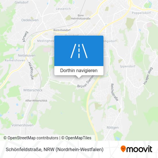 Schönfeldstraße Karte