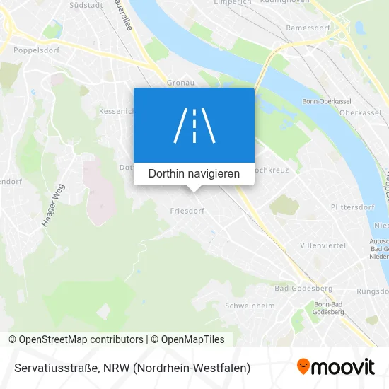 Servatiusstraße Karte