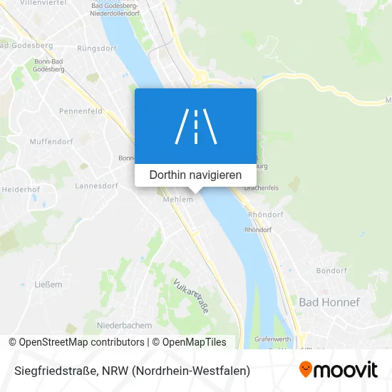 Siegfriedstraße Karte