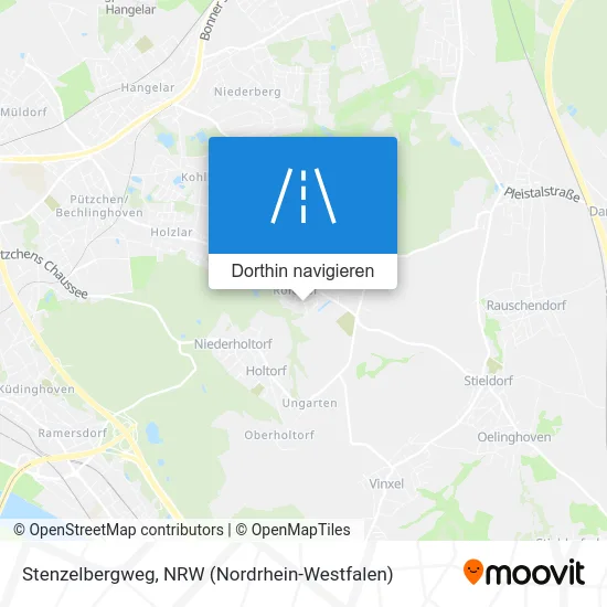 Stenzelbergweg Karte