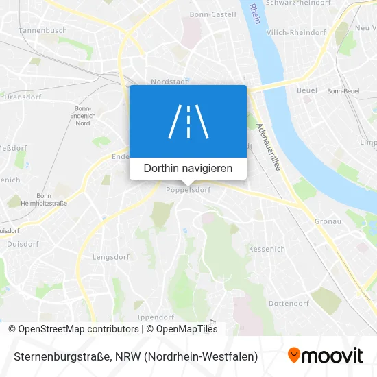 Sternenburgstraße Karte