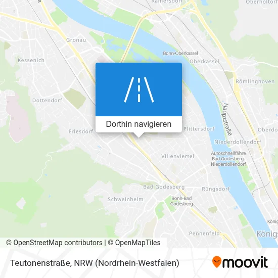 Teutonenstraße Karte