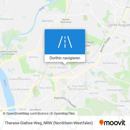 Therese-Giehse-Weg Karte