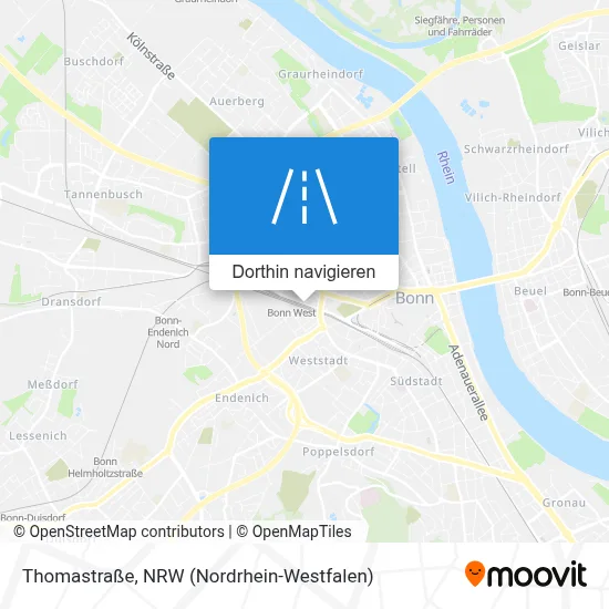 Thomastraße Karte
