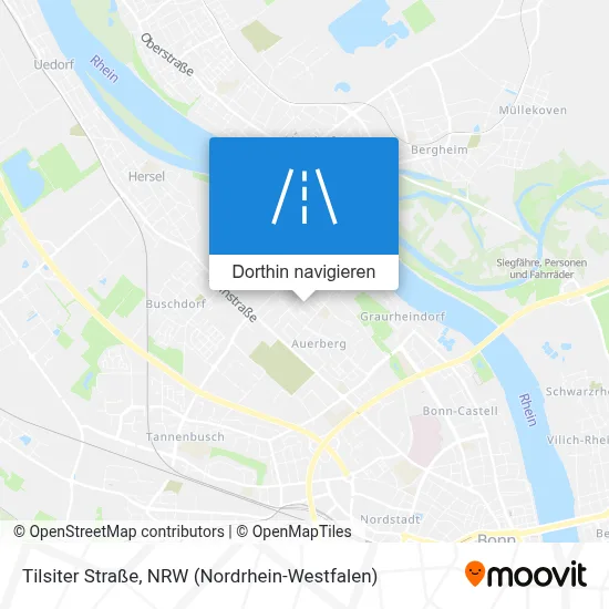 Tilsiter Straße Karte
