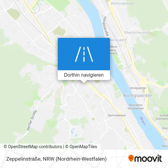 Zeppelinstraße Karte