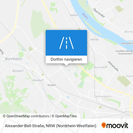 Alexander-Bell-Straße Karte