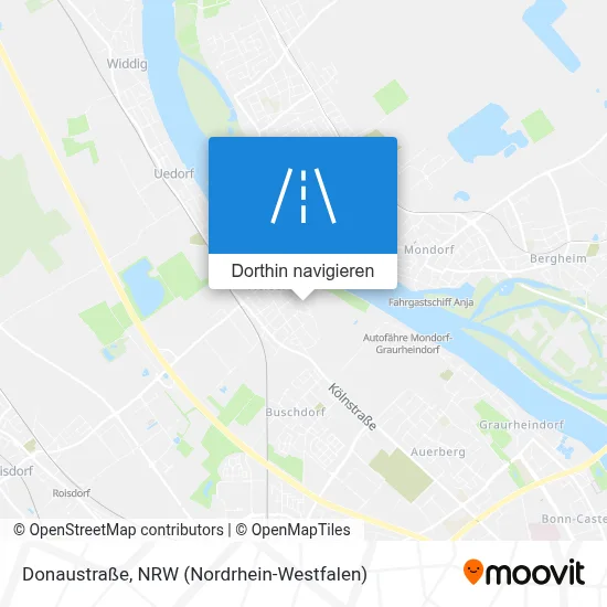 Donaustraße Karte