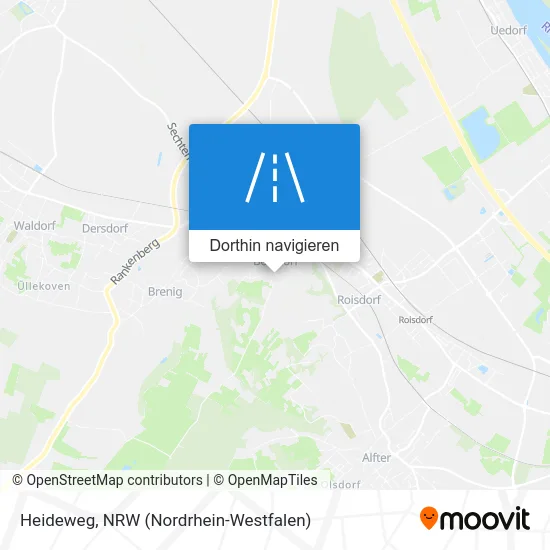 Heideweg Karte