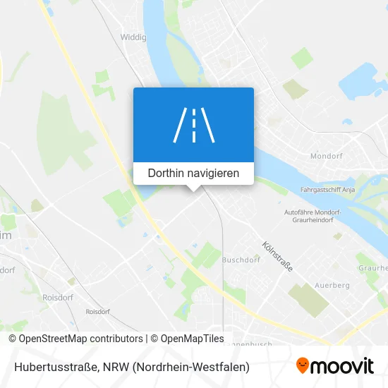 Hubertusstraße Karte