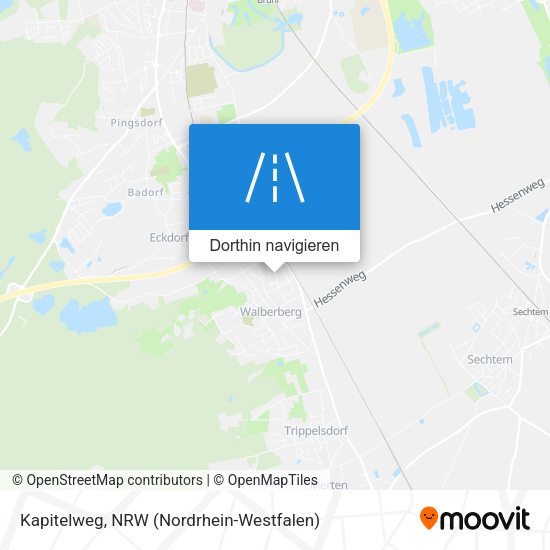 Kapitelweg Karte