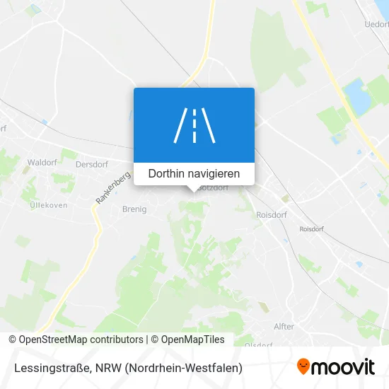 Lessingstraße Karte