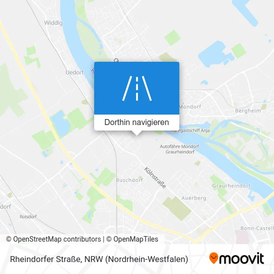 Rheindorfer Straße Karte