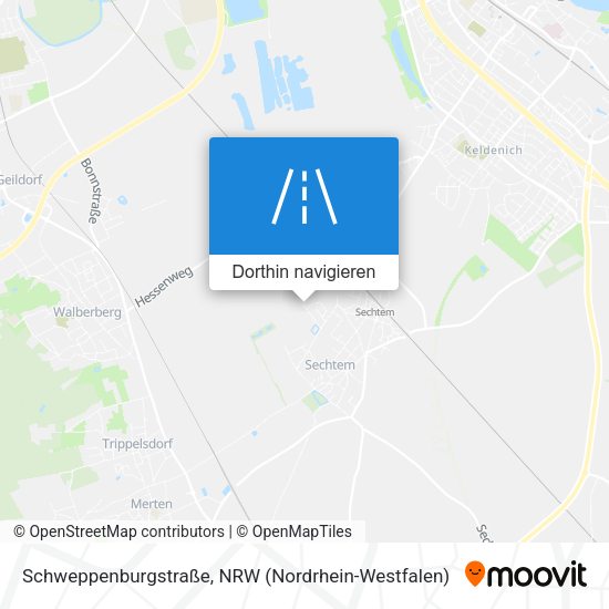 Schweppenburgstraße Karte