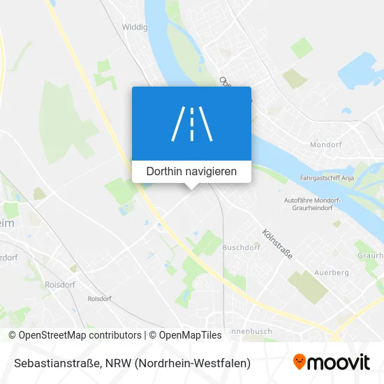 Sebastianstraße Karte