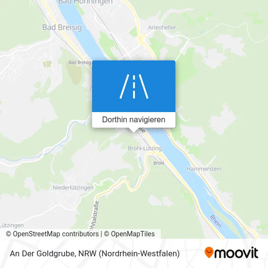 An Der Goldgrube Karte