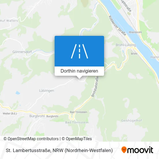 St. Lambertusstraße Karte