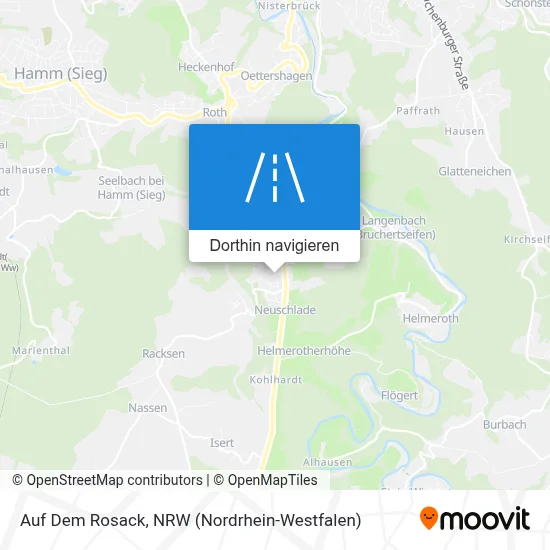 Auf Dem Rosack Karte