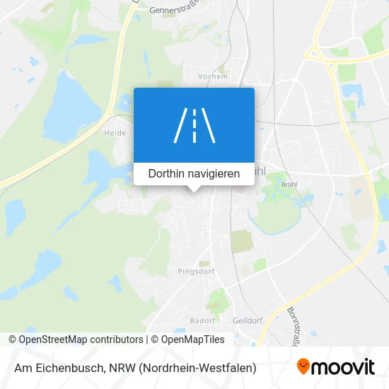 Am Eichenbusch Karte