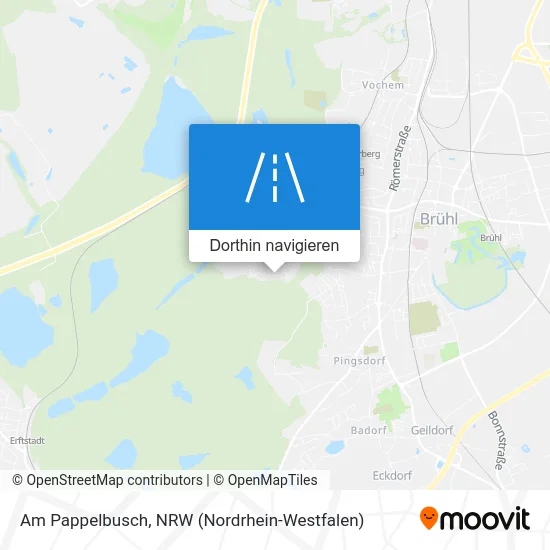Am Pappelbusch Karte