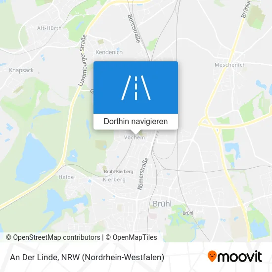 An Der Linde Karte
