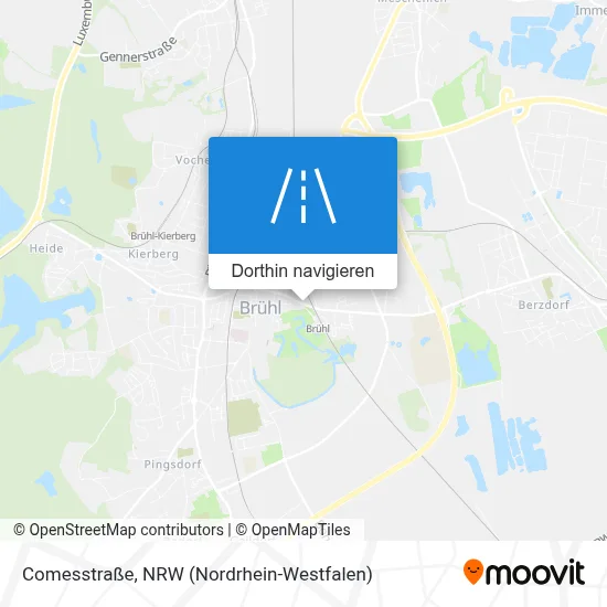 Comesstraße Karte