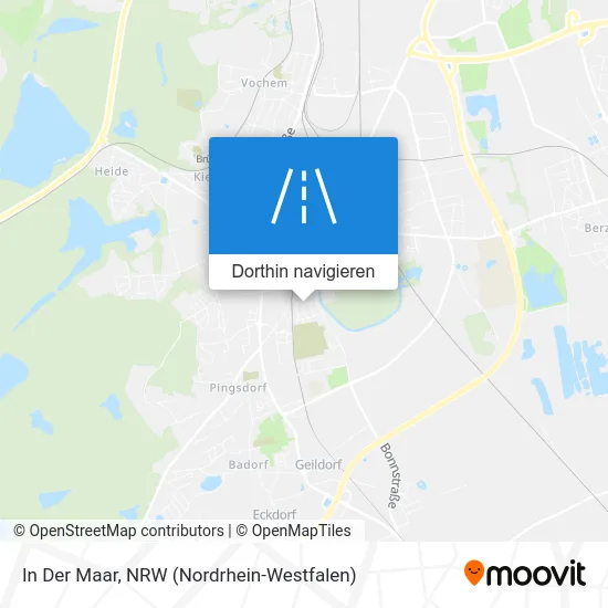 In Der Maar Karte