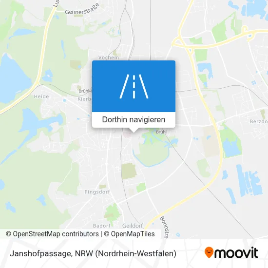 Janshofpassage Karte