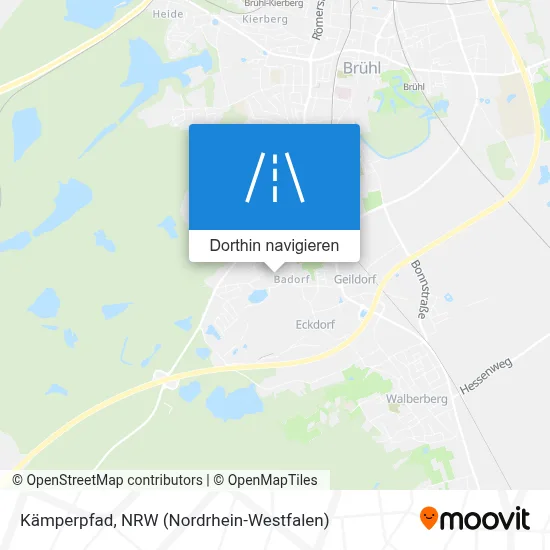 Kämperpfad Karte