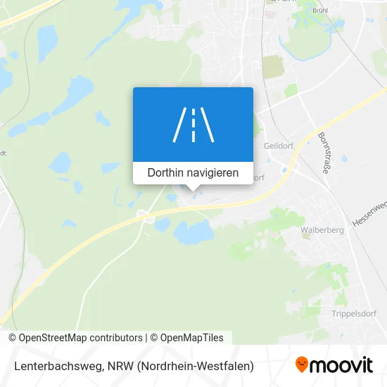 Lenterbachsweg Karte