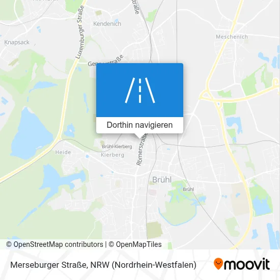 Merseburger Straße Karte