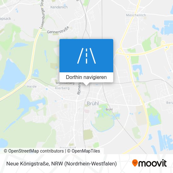 Neue Königstraße Karte