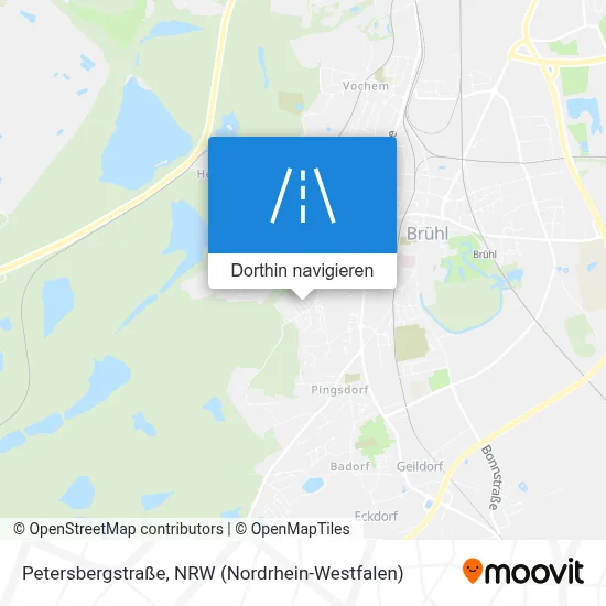 Petersbergstraße Karte
