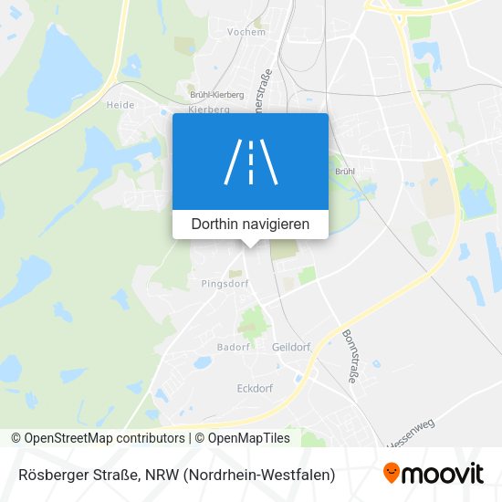 Rösberger Straße Karte
