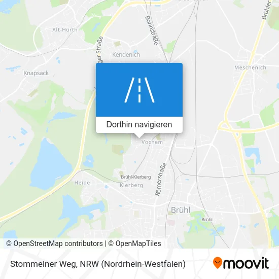 Stommelner Weg Karte