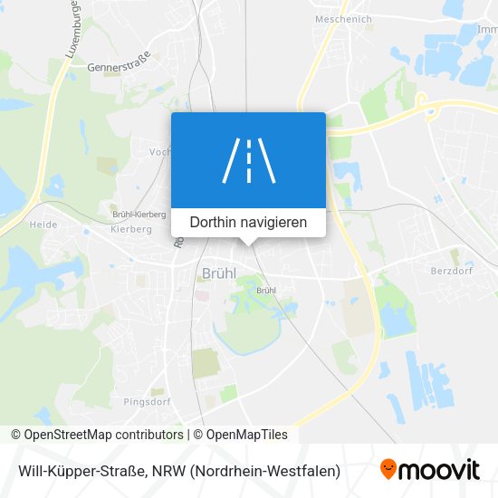 Will-Küpper-Straße Karte