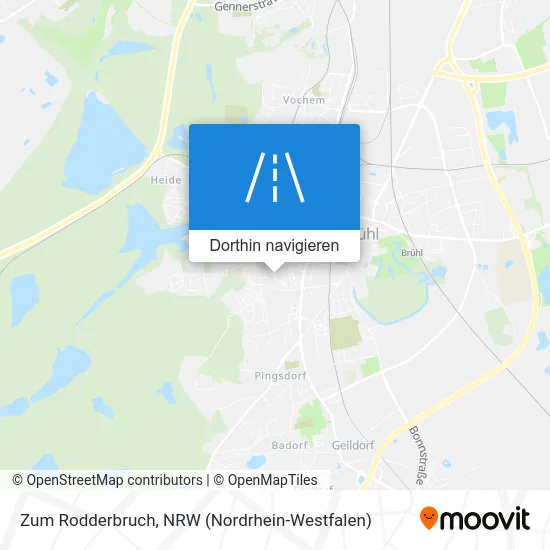 Zum Rodderbruch Karte