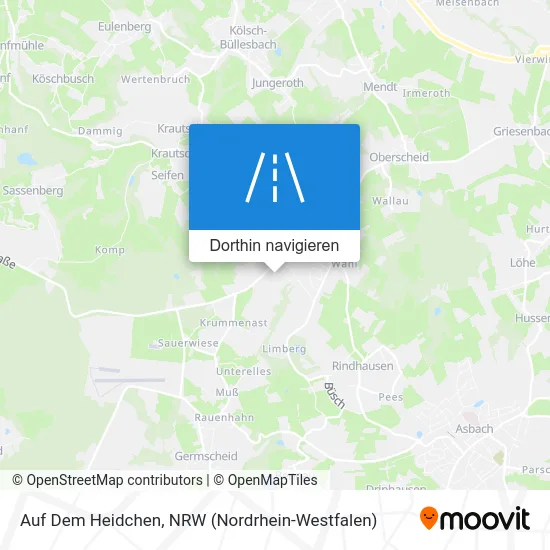 Auf Dem Heidchen Karte