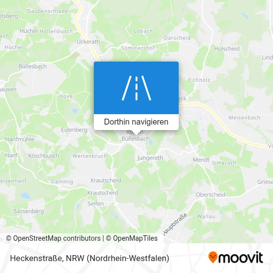 Heckenstraße Karte