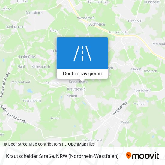 Krautscheider Straße Karte