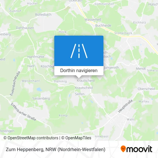 Zum Heppenberg Karte