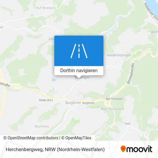 Herchenbergweg Karte